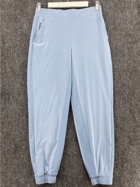 Athleta Pants Womens 6 Blue Brooklyn Lined Jogger Pockets Stretch Travel